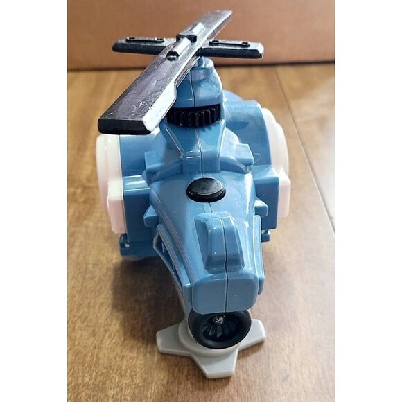 2013 Mattel Helicopter 8" Imaginext Light Up Toy Sound and lights Blue - Picture 7 of 8